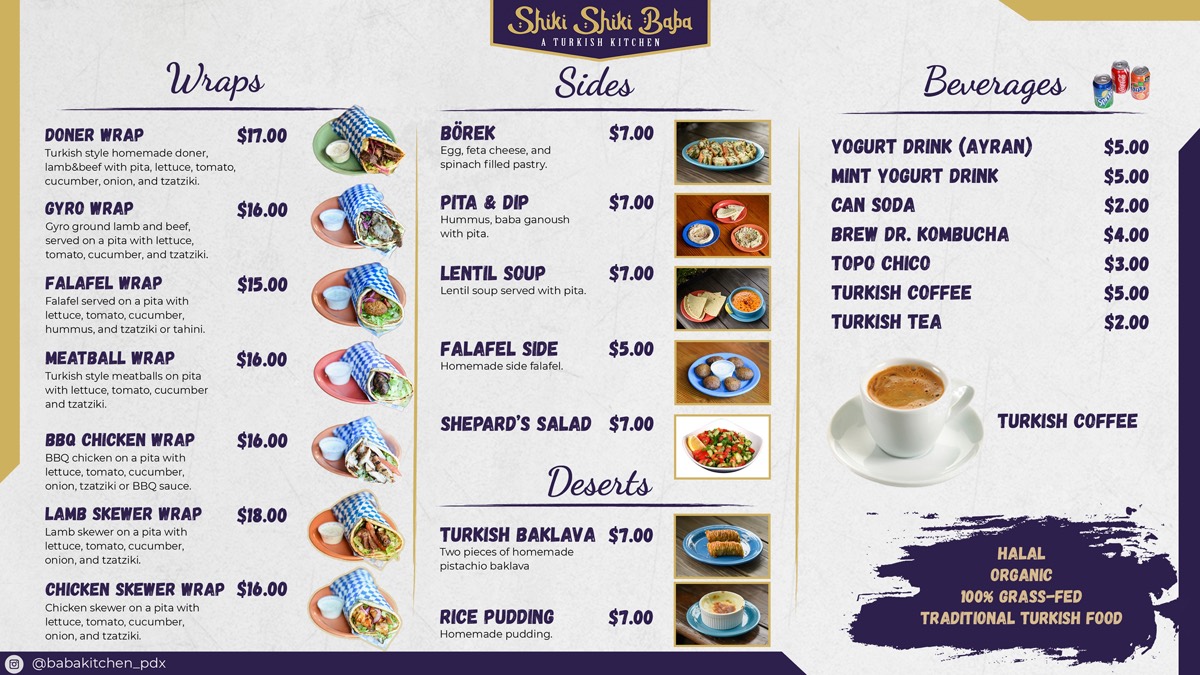 Zed menu page 2